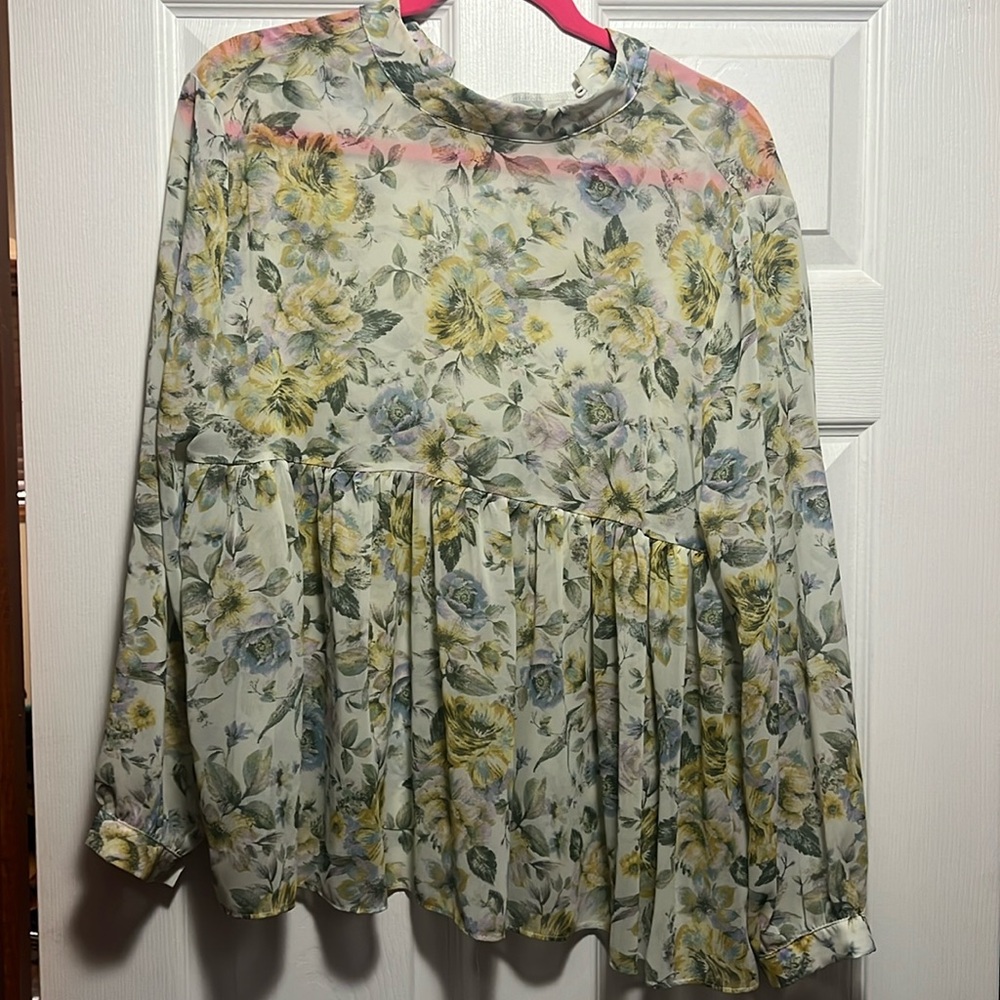 Altar’d State Floral Blouse